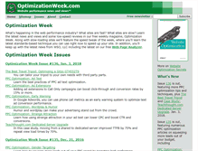 Tablet Screenshot of optimizationweek.com